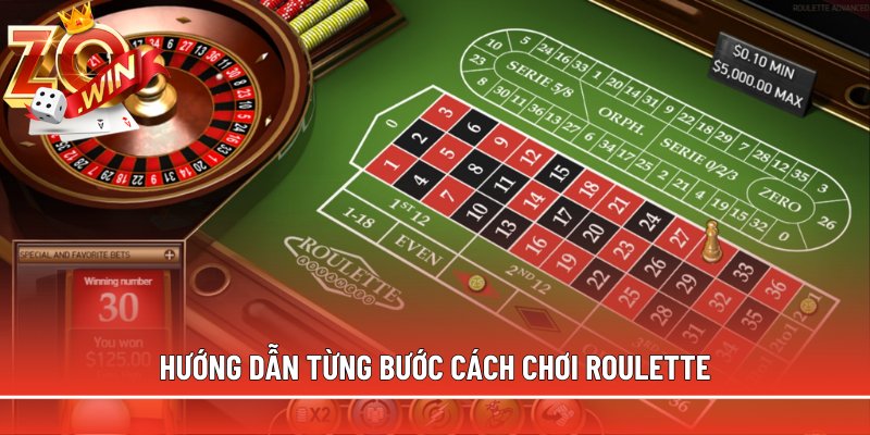 Hướng dẫn cách chơi Roulette cơ bản tại cổng game